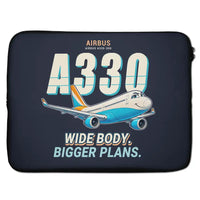 Thumbnail for Airbus A330-300 - Cartoon - Laptop Sleeve