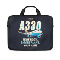Thumbnail for Airbus A330-300 - Cartoon + Name - Laptop Bag