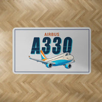 Thumbnail for Airbus A330-300 - Cartoon - Rectangle Carpet - Light Gray
