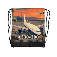 Thumbnail for Airbus A330-300 - Drawstring Bag - 3D Scene