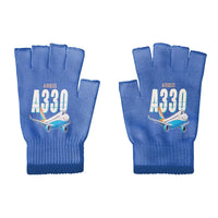 Thumbnail for Airbus A330-300 - Gloves - Cut - Cartoon - Blue