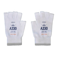 Thumbnail for Airbus A330-300 - Gloves - Cut - Heritage + Name - Light Gray