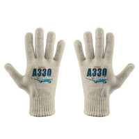 Thumbnail for Airbus A330-300 - Gloves - Full - Cartoon - Beige