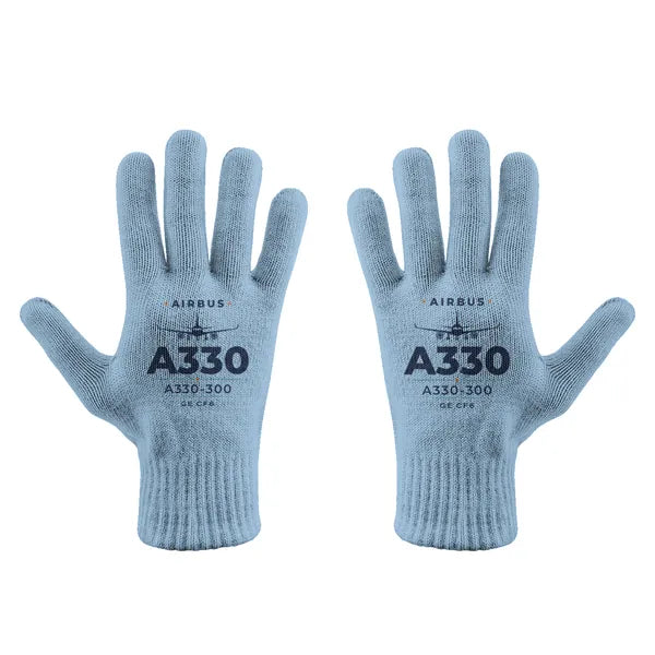 Airbus A330-300 - Gloves - Full - Heritage - Light Blue