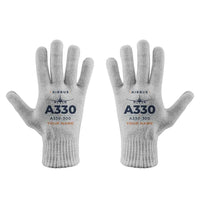 Thumbnail for Airbus A330-300 - Gloves - Full - Heritage + Name - Light Gray