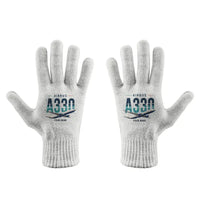 Thumbnail for Airbus A330-300 - Gloves - Full - Original + Name - White