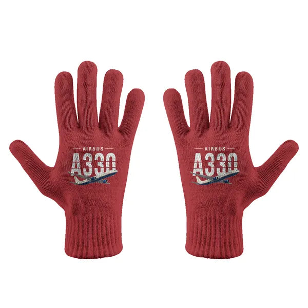 Airbus A330-300 - Gloves - Full - Original - Red