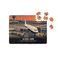 Thumbnail for Airbus A330-300 - Horizontal + Text - Canvas Puzzle