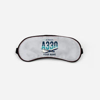 Thumbnail for Airbus A330-300 - Original + Name - Sleep Mask - Light Gray