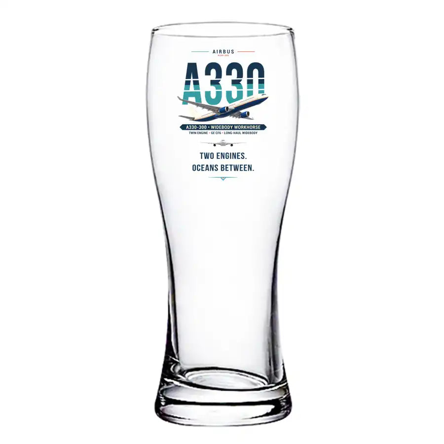 Airbus A330-300 - Original - Pilsner Beer Glass