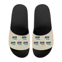 Thumbnail for Airbus A330-300 - Slippers - Sport - Cartoon Pattern - Beige