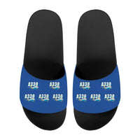 Thumbnail for Airbus A330-300 - Slippers - Sport - Cartoon Pattern - Blue