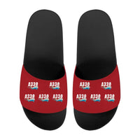 Thumbnail for Airbus A330-300 - Slippers - Sport - Cartoon Pattern - Red
