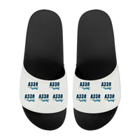 Thumbnail for Airbus A330-300 - Slippers - Sport - Cartoon Pattern - White