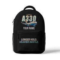 Thumbnail for Airbus A330-300P2F - 3D Backpack - Cartoon + Name - Black