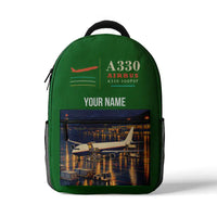 Thumbnail for Airbus A330-300P2F - 3D Backpack - Green + Name