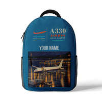 Thumbnail for Airbus A330-300P2F - 3D Backpack - Light Blue + Name