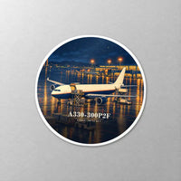 Thumbnail for Airbus A330-300P2F - 3D - Circle Sticker - Close-up