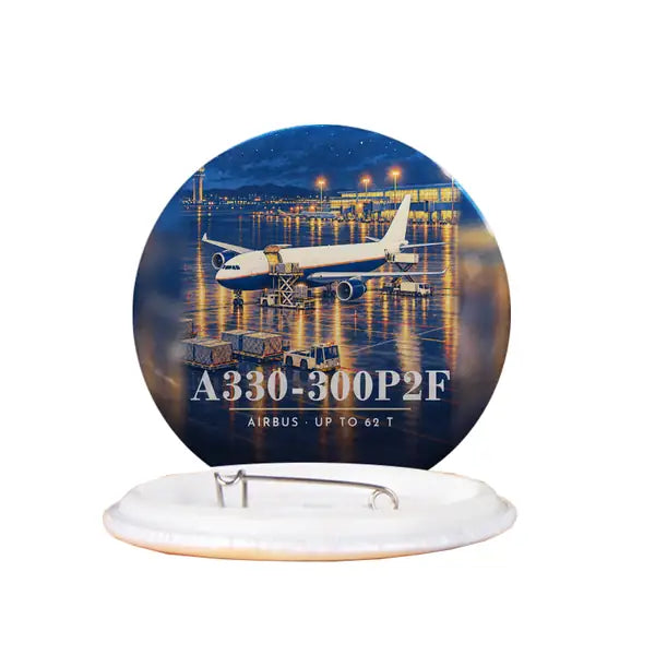 Airbus A330-300P2F - 3D - Pin - Full Print
