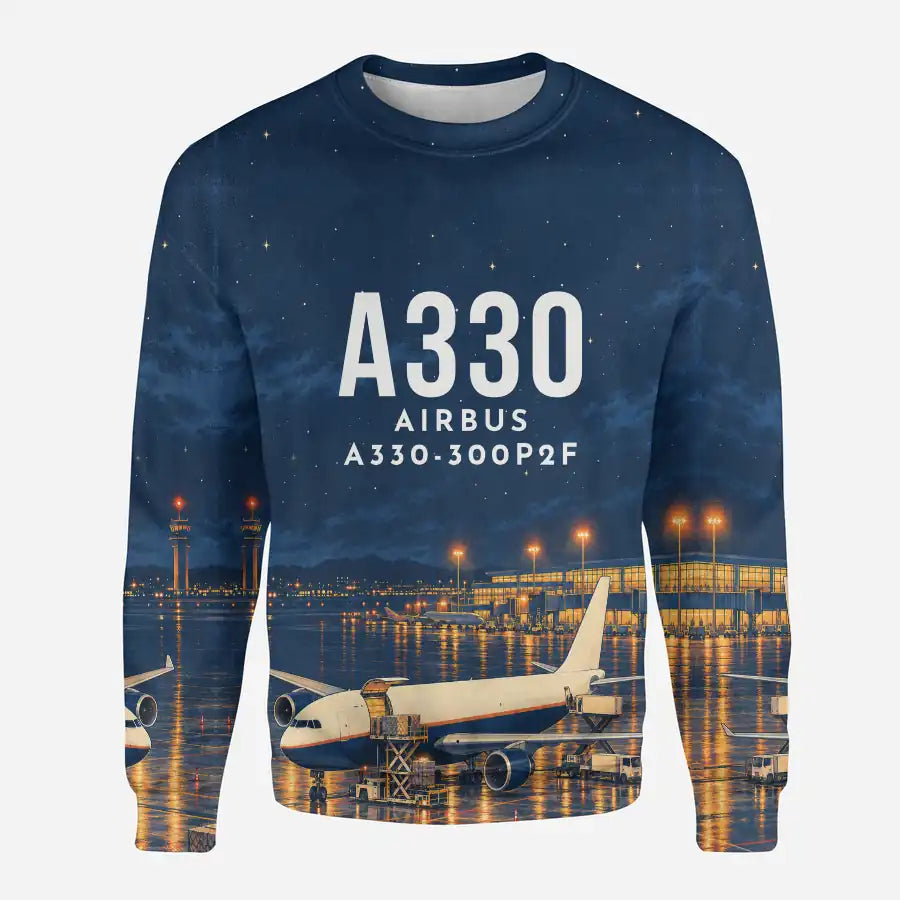 Airbus A330-300P2F 3D All-Over Print Clothing - Sweatshirt - 3D