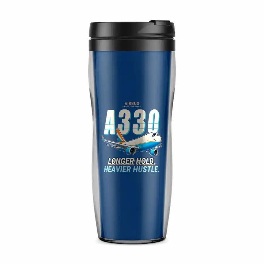Airbus A330-300P2F - Cartoon - Plastic (No Holder) - Blue