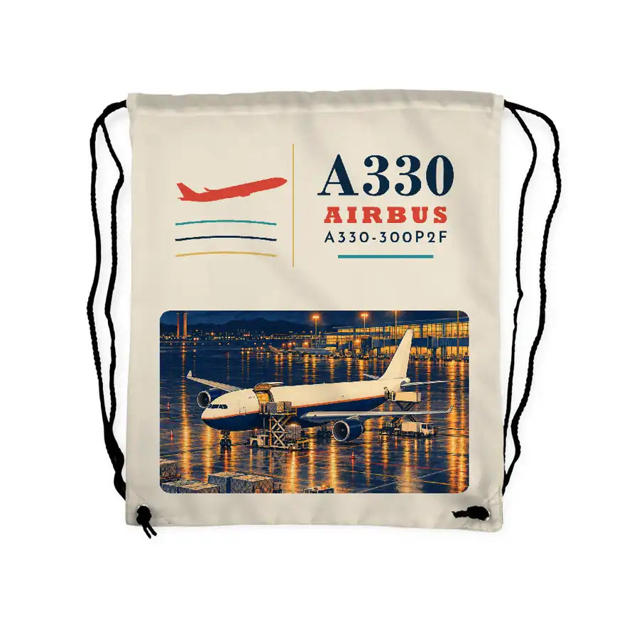 Airbus A330-300P2F - Drawstring Bag - Classic - Beige