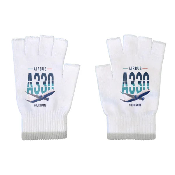 Airbus A330-300P2F - Gloves - Cut - Original + Name - White