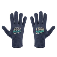 Thumbnail for Airbus A330-300P2F - Gloves - Full - Original - Navy Blue