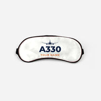 Thumbnail for Airbus A330-300P2F - Heritage + Name - Sleep Mask - White