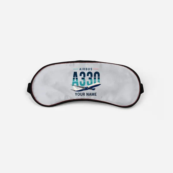 Airbus A330-300P2F - Original + Name - Sleep Mask - Light Gray