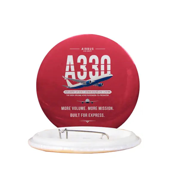 Airbus A330-300P2F - Original - Pin - Red