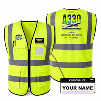 Thumbnail for Airbus A330-300P2F - Original - Reflective Vest - Fluorescent Green + Name