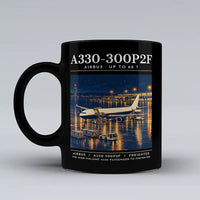 Thumbnail for Airbus A330-300P2F - Poster - Mug - Black