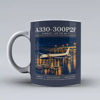 Thumbnail for Airbus A330-300P2F - Poster - Mug - Dark Blue