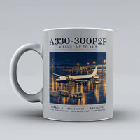 Thumbnail for Airbus A330-300P2F - Poster - Mug - Light Gray