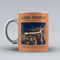 Thumbnail for Airbus A330-300P2F - Poster - Mug - Orange