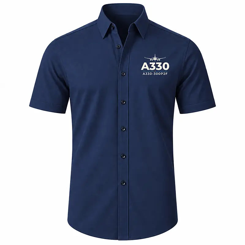Airbus A330-300P2F - Short Sleeve Shirt - Heritage - Dark Blue