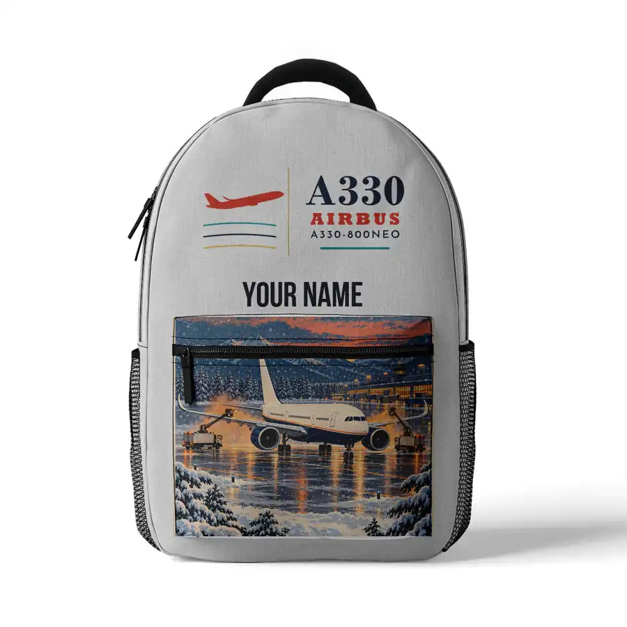 Airbus A330-800neo - 3D Backpack - White + Name
