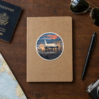 Thumbnail for Airbus A330-800neo - 3D - Circle Sticker - Notebook