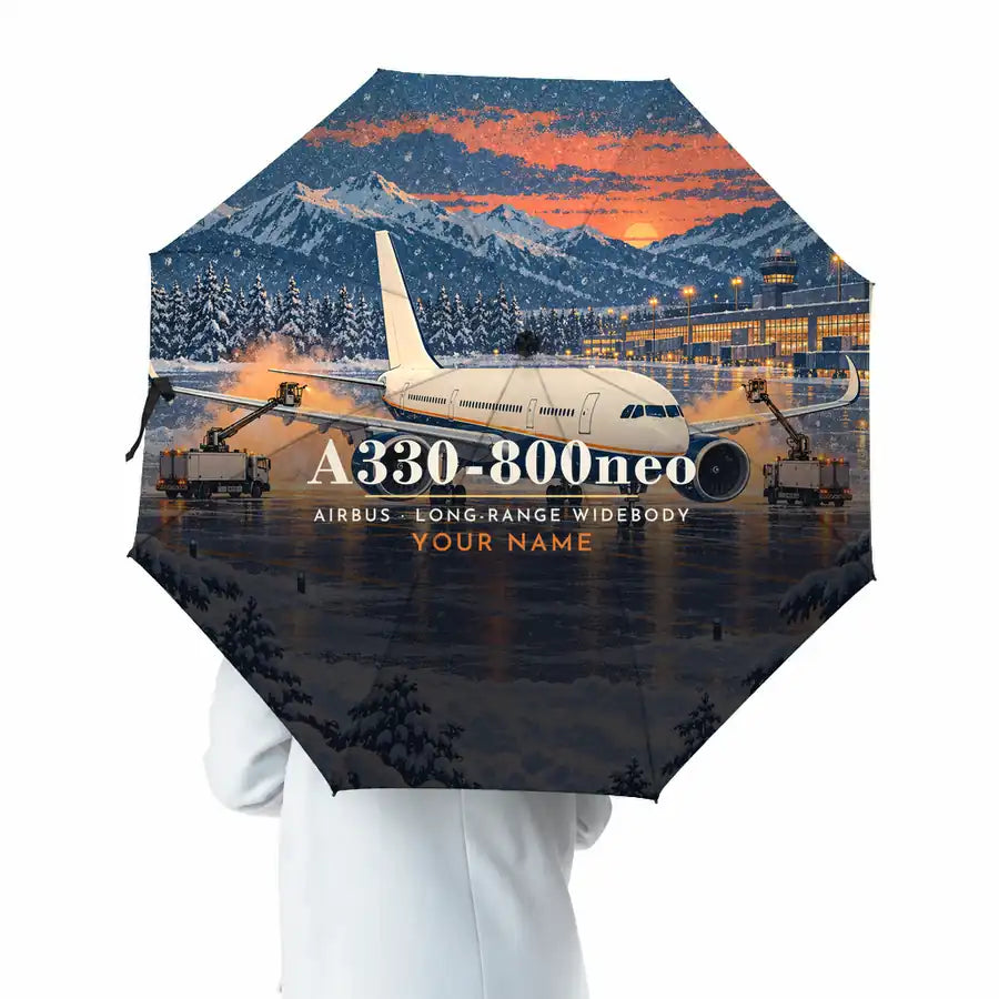 Airbus A330-800neo - 3D + Name - Umbrella