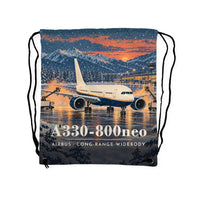 Thumbnail for Airbus A330-800neo - Drawstring Bag - 3D Scene