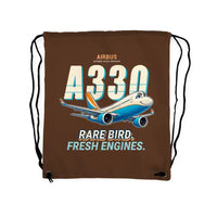 Thumbnail for Airbus A330-800neo - Drawstring Bag - Cartoon - Brown
