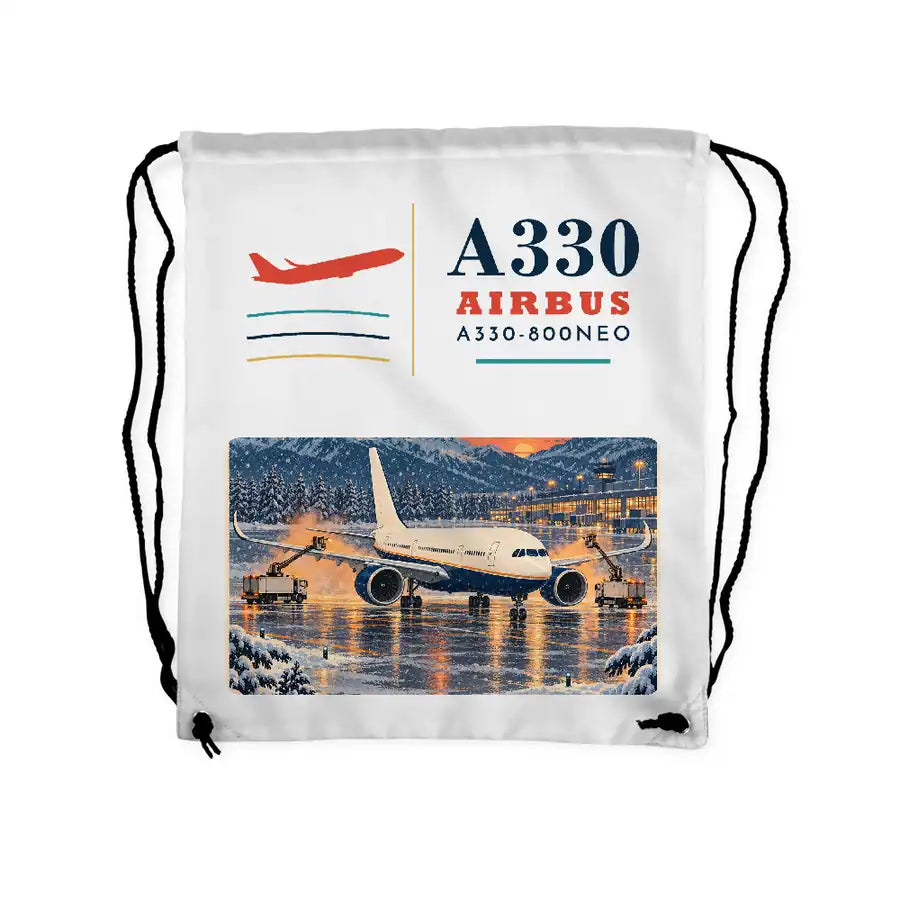 Airbus A330-800neo - Drawstring Bag - Classic - White