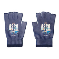 Thumbnail for Airbus A330-800neo - Gloves - Cut - Cartoon + Name - Navy Blue