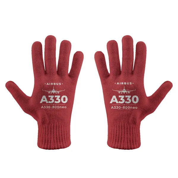 Airbus A330-800neo - Gloves - Full - Heritage - Red