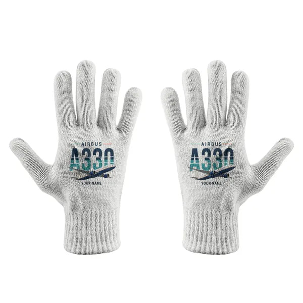 Airbus A330-800neo - Gloves - Full - Original + Name - White