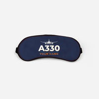Thumbnail for Airbus A330-800neo - Heritage + Name - Sleep Mask - Navy Blue