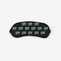 Thumbnail for Airbus A330-800neo - Original Pattern - Sleep Mask - Black