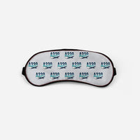 Thumbnail for Airbus A330-800neo - Original Pattern - Sleep Mask - Light Gray