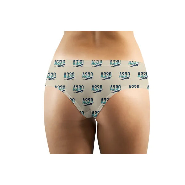 Airbus A330-800neo - Women Panties - Original Pattern - Beige - Back